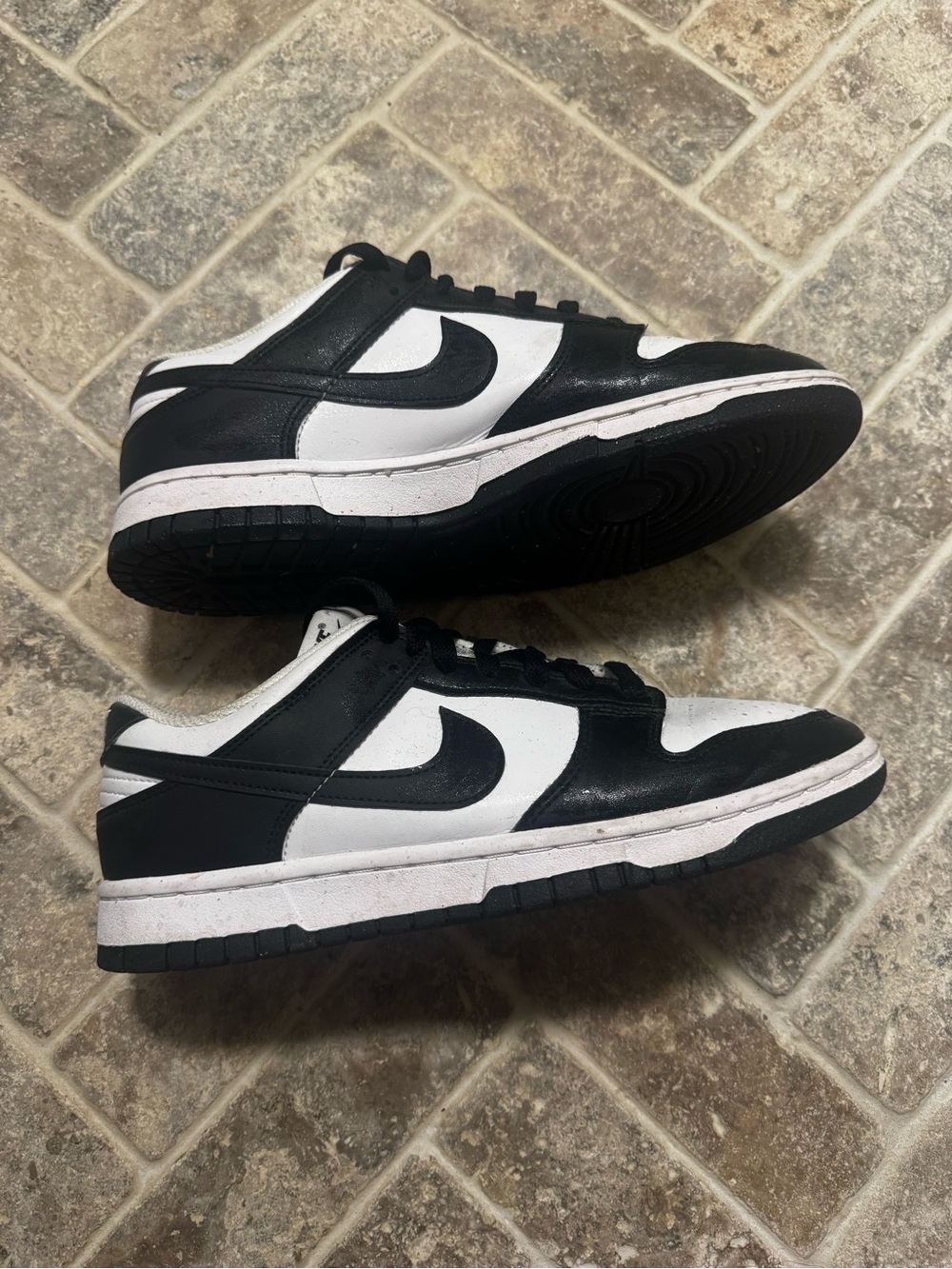 Nike Panda Black and White Dunk’s Low-Top Sneakers